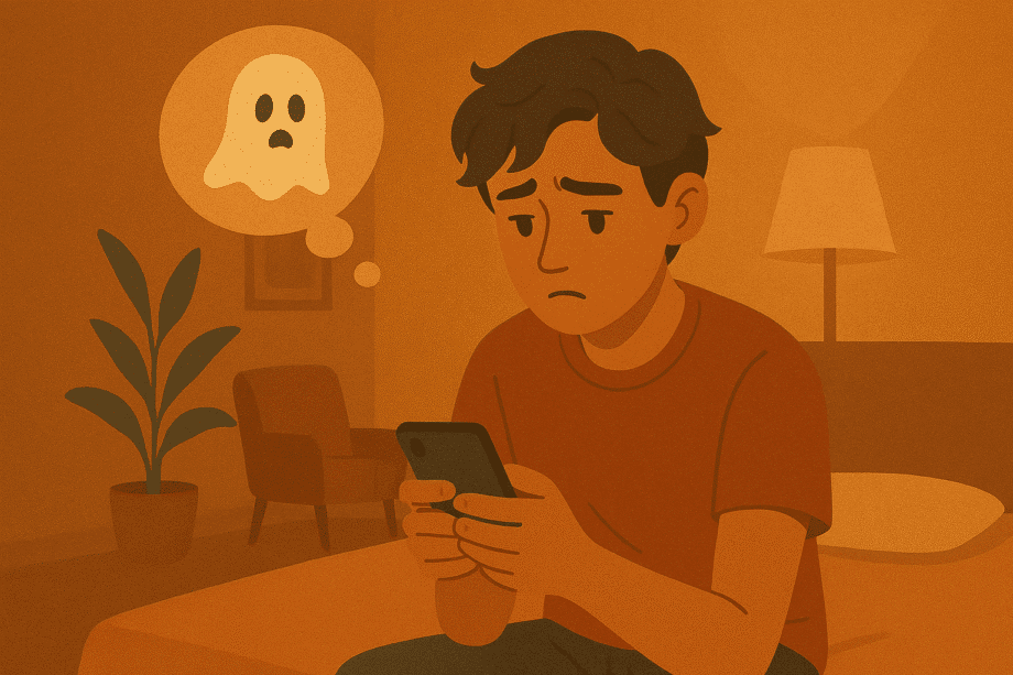 Psicólogo en Granada y Online para abordar el impacto emocional del ghosting y rupturas sin cierre